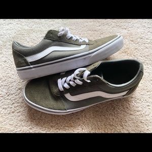 Olive green old skool vans
